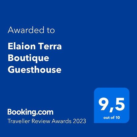 Elaion Terra Boutique Guesthouse Theologos  Buitenkant foto